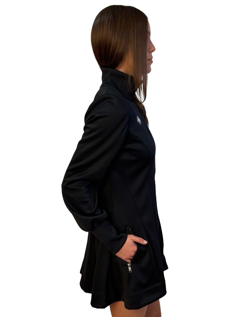 Adidas x Y-3 Black Roland Garros Collection Jacket Dress. Size: S