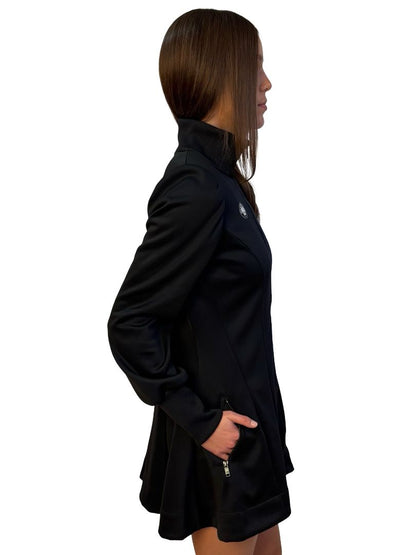 Adidas x Y-3 Black Roland Garros Collection Jacket Dress. Size: S