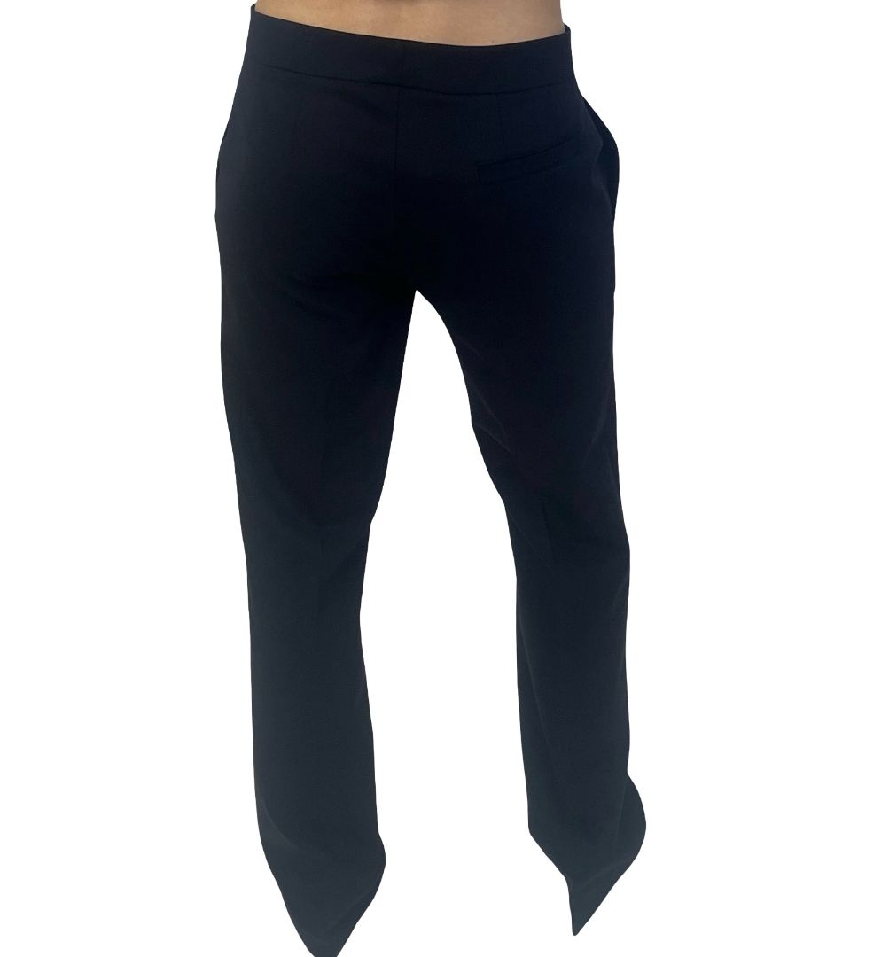Jil Sander Navy Wool Trousers. Size: 36