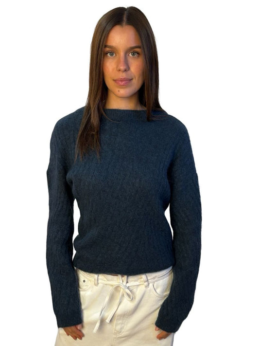 Acne Studios Blue Mohair Sweater. Size: XS