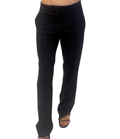 Jil Sander Navy Wool Trousers. Size: 36