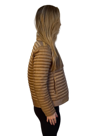 Save The Duck Gold Ultra Light Puffer. Size: M