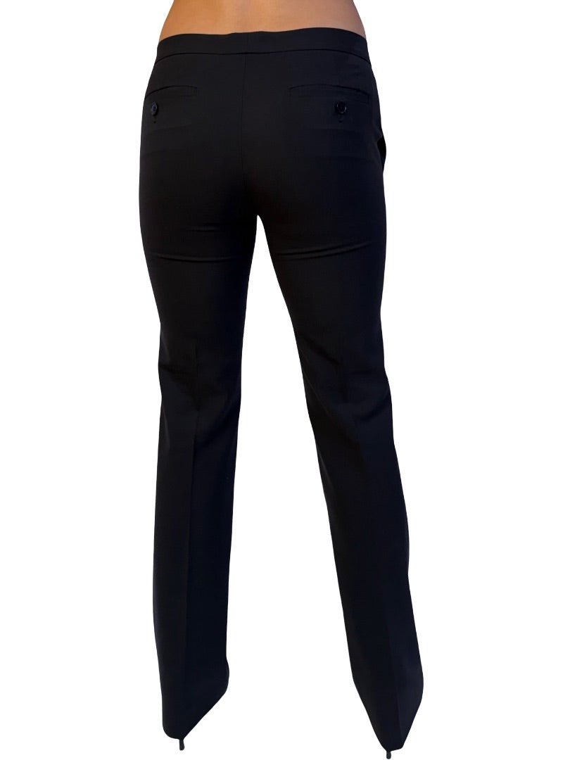 Theory Black Wool Trousers. Size: 4 US