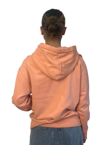 Acne Studios Light Pink Cotton Logo Hoodie. Size: S