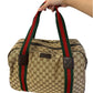 Gucci  Brown Monogram GG Canvas Carryall Keepall Duffle Bag Bag