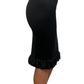Gucci Black Fitted Knee-Length Skirt. Size: 38