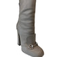 Gucci Grey Boots W Metal Horsebit. Size: 37.5