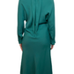 Scanlan Theodore Emerald Green High-Neck Dress. Size: 12