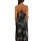 Zimmermann Black with White Reptile Scales Print Maxi Dress. Size: 1