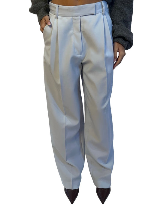 Camilla and Marc Ice Blue 'Maribel' Tailored Wool Pant. Size: 6