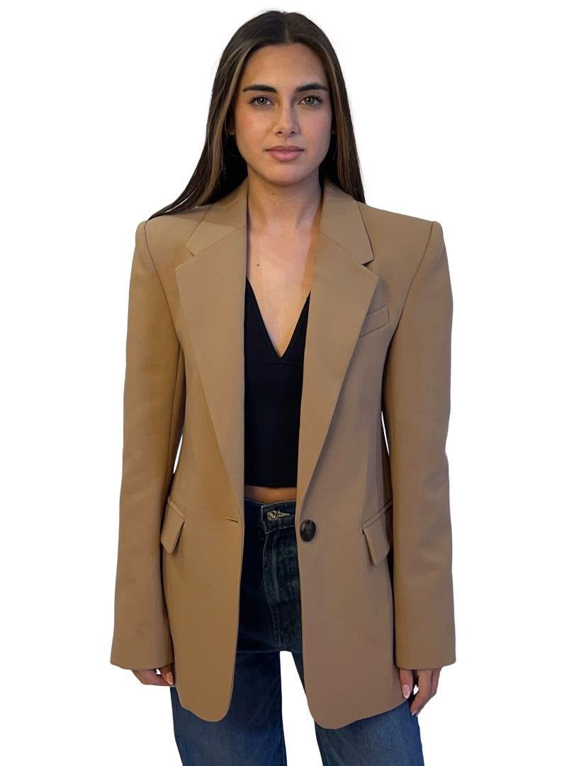 Camilla and Marc Camel Single Breasted 'Mackinley' Blazer. Size: 6