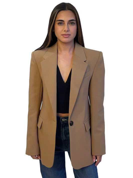 Camilla and Marc Camel Single Breasted 'Mackinley' Blazer. Size: 6