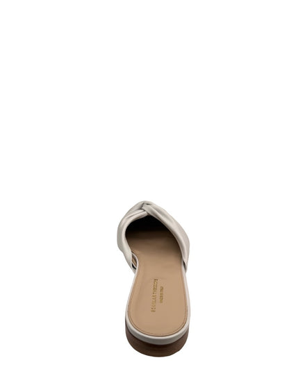 Scanlan Theodore White 'Turban' Twist Slip On Mule. Size: 41