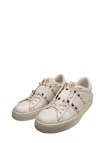Valentino Garavani White Rockstud 'Untitled' Sneakers. Size: 40