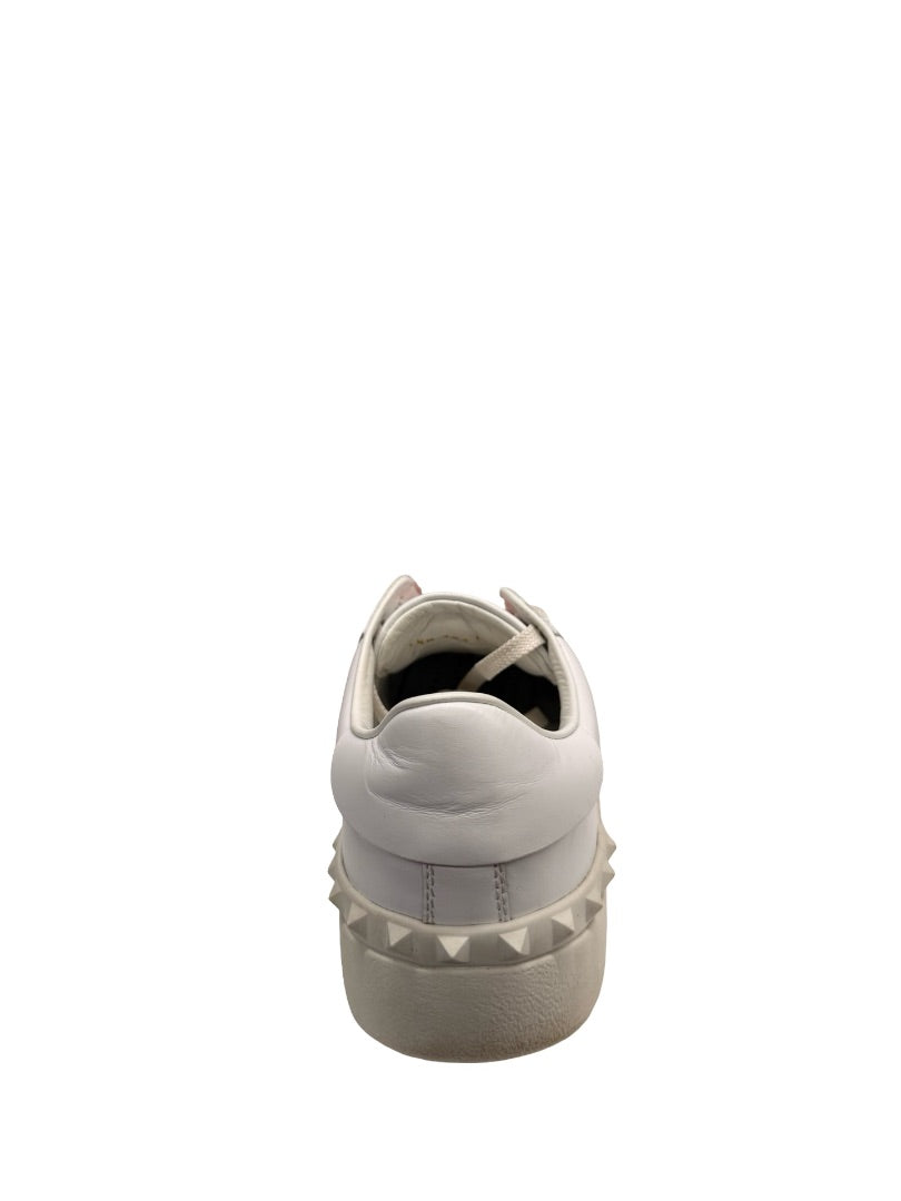 Valentino Garavani White Open Sneaker W Matte Pink Contrast. Size: 40