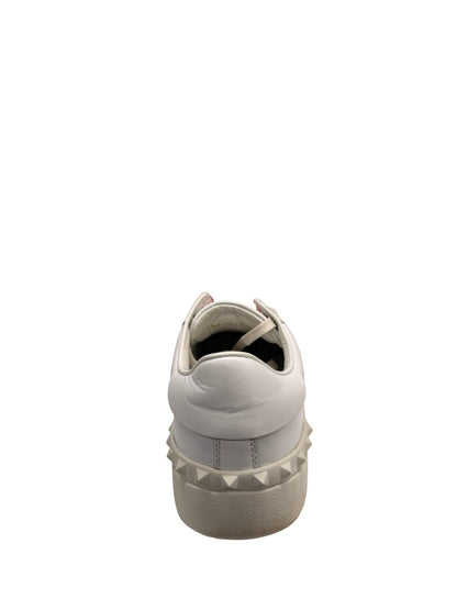 Valentino Garavani White Open Sneaker W Matte Pink Contrast. Size: 40