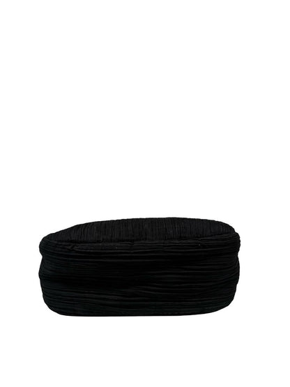 Christian Dior Black Mini Pleated Handle Bag.