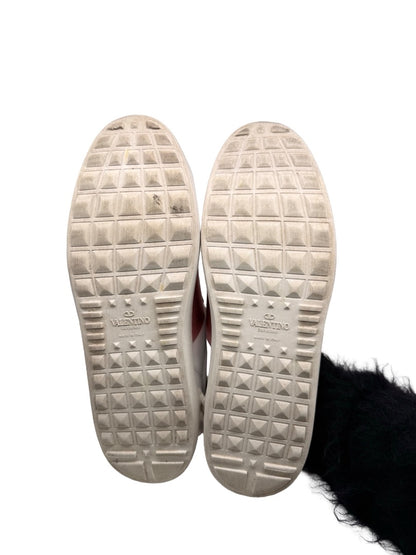 Valentino Garavani White Open Sneaker W Metallic Pink Contrast. Size: 40