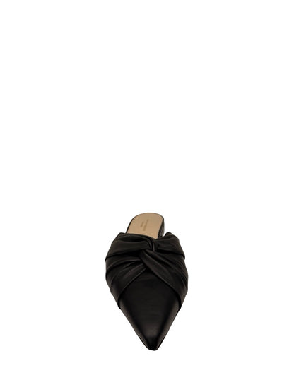 Scanlan Theodore Black 'Turban' Twist Slip On Mule. Size: 41
