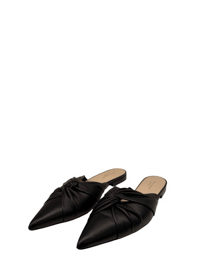 Scanlan Theodore Black 'Turban' Twist Slip On Mule. Size: 41