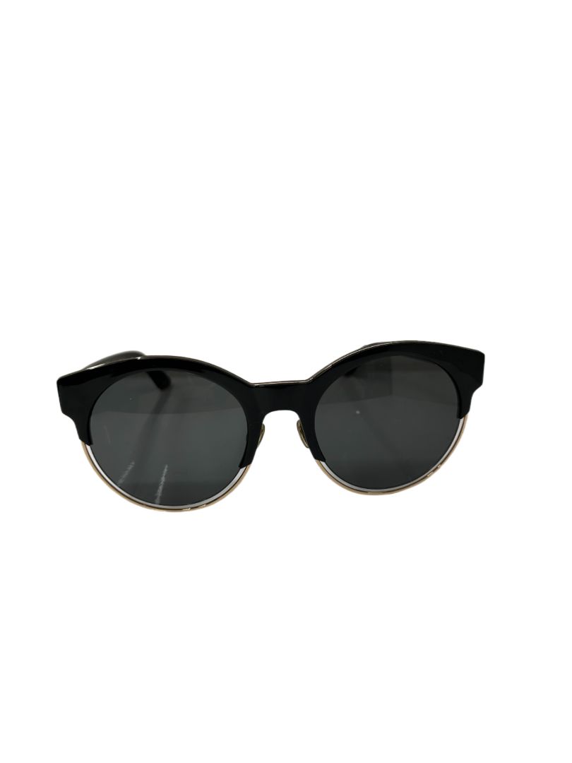 Christian Dior Black & Gold Sunglasses