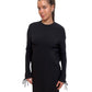 Balenciaga Black Long Sleeve Knee-Length Dress. Size: US4