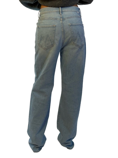 Mother Light Wash High Rise 'Maven Sneak' Wide Leg Jean. Size: 26