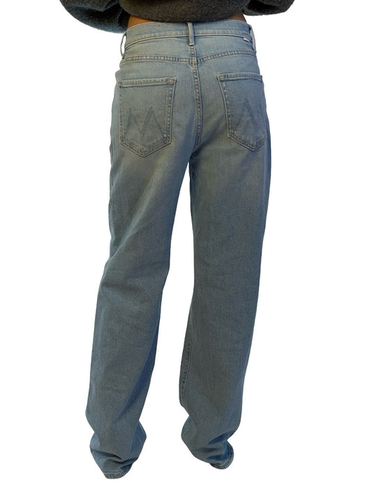 Mother Light Wash High Rise 'Maven Sneak' Wide Leg Jean. Size: 26