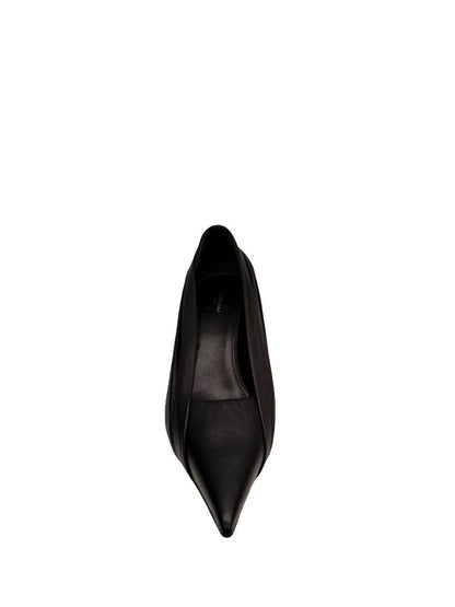 Balenciaga Black Ruched Accent Pumps. Size: 40