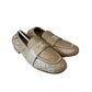 Chanel Beige Flat Loafers w Small Pearl CC Logo. Size: 36.5