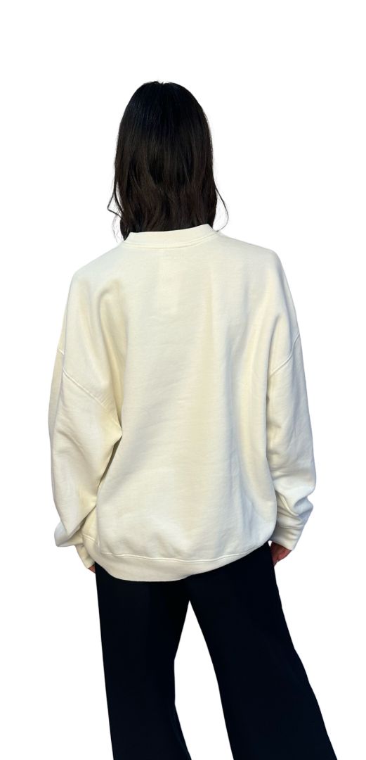 Anine Bing White 'Rock N Roll Never Dies' Sweater. Size: XS