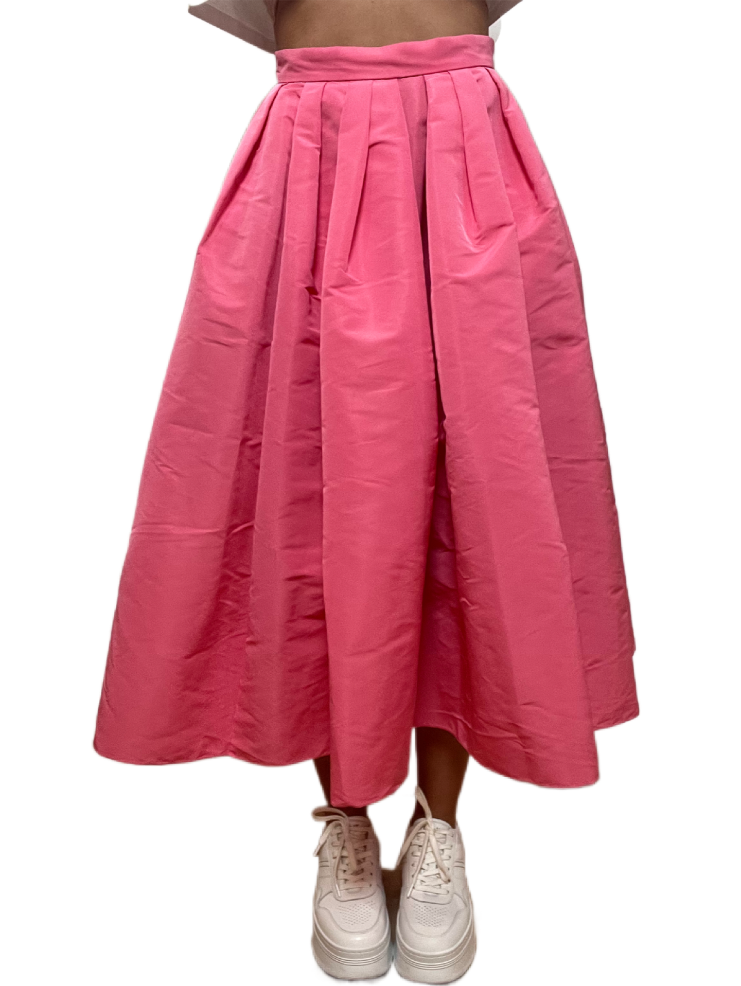 Alexander McQueen Pink 3/4 Length Skirt. Size: 40
