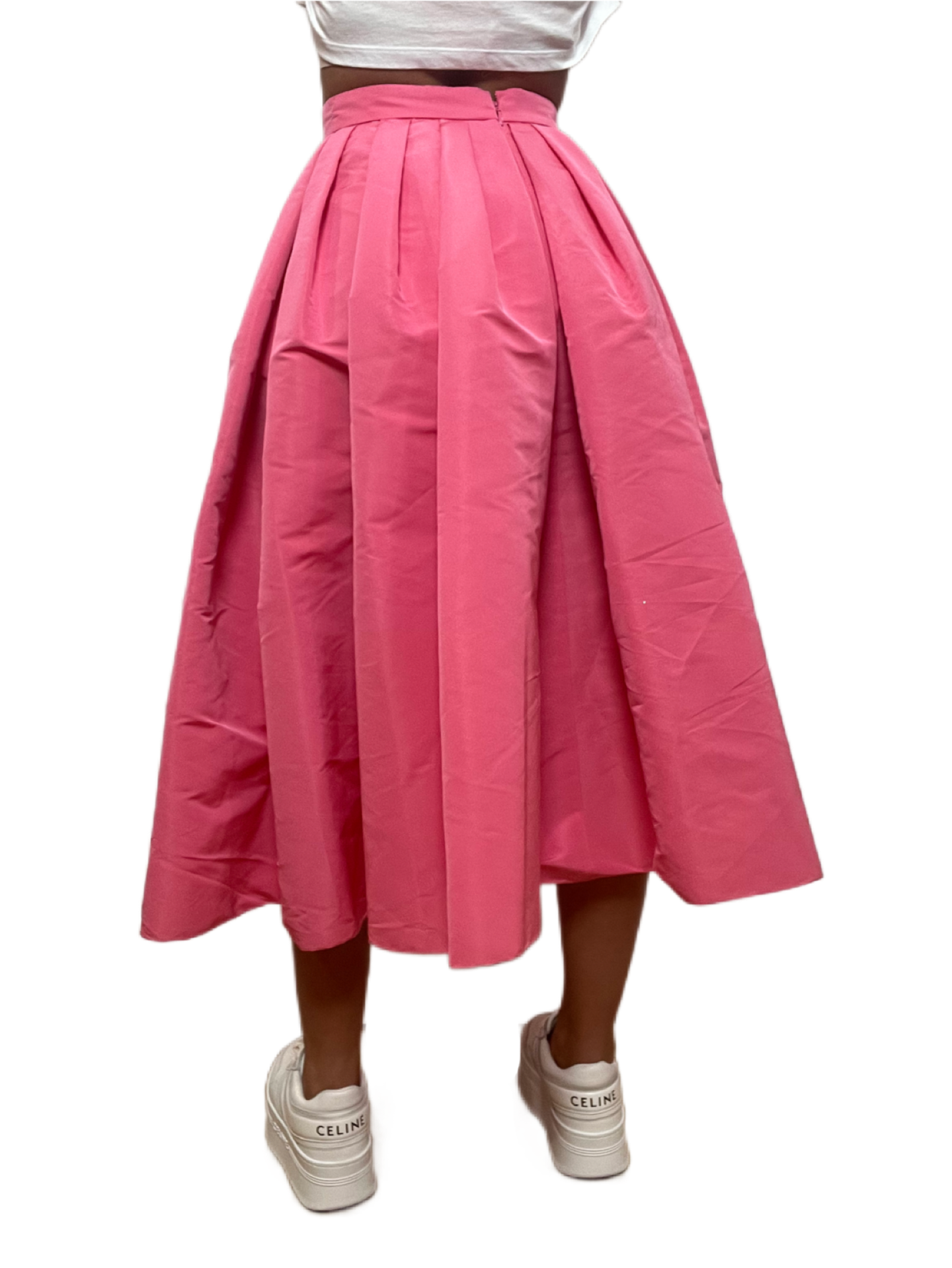 Alexander McQueen Pink 3/4 Length Skirt. Size: 40
