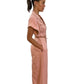 Zimmermann Soft Pink Capped Sleeve Jumpsuit. Size: 1