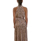 Zimmermann Maxi Sleeveless Leopard Print Dress. Size: 0