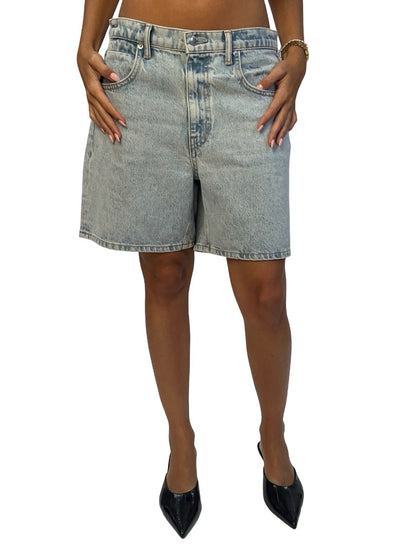 Alexander Wang Light Wash Denim Short. Size: 28