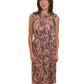 Zimmermann Blush Pink & Black Maxi Paisley Print Sleeveless Dress. Size: 0