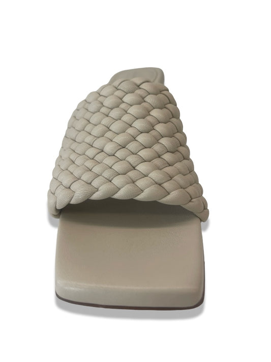 Scanlan Theodore Nude Woven Mules. Size: 39