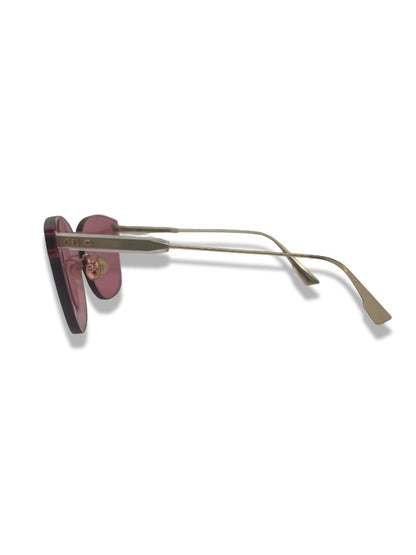 Christian Dior Pink 'Quake 2' Rimless Sunglasses.