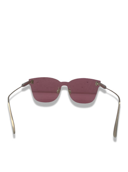 Christian Dior Pink 'Quake 2' Rimless Sunglasses.