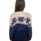Isabel Marant Cream Blue Red Wool Sweater. Size: 38