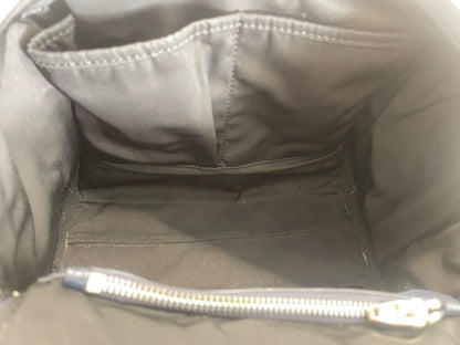 Alexander Wang Navy Grained Leather 'Rockie' Crossbody Bag W Studded Bottom.
