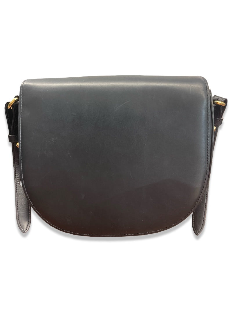 Alexander Wang Black Leather Studded 'Lia' Crossbody Bag.