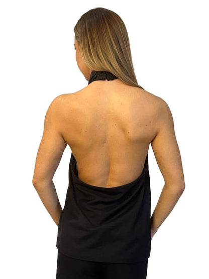 Camilla & Marc Black Flori Wool Sleeveless Top. Size: 14