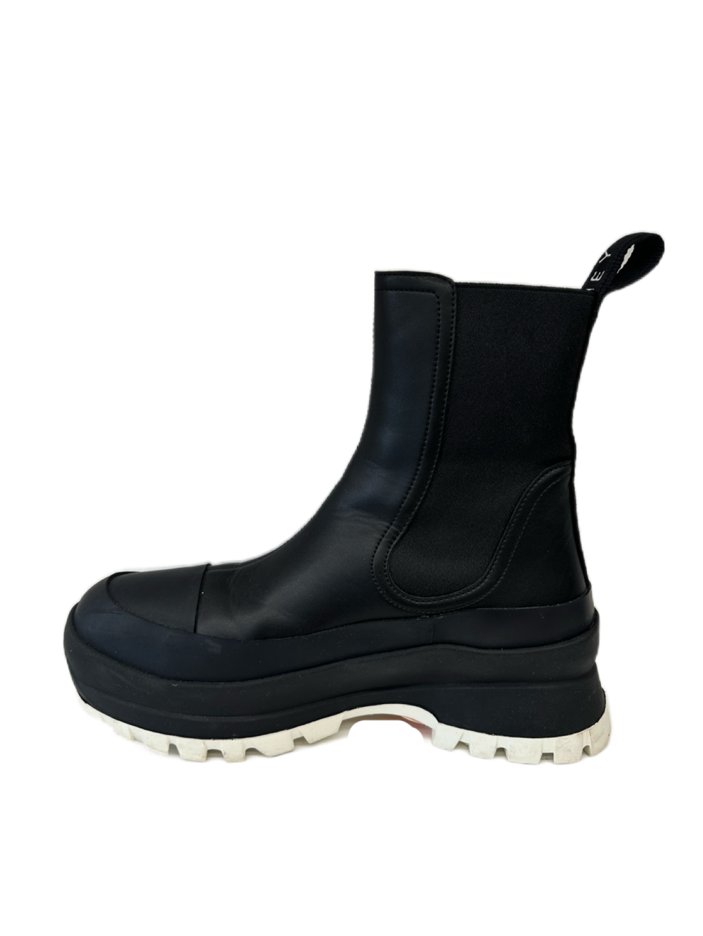 Stella McCartney Black & White Chunky Ankle Boots.  Size: 39