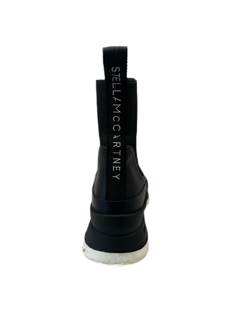 Stella McCartney Black & White Chunky Ankle Boots.  Size: 39