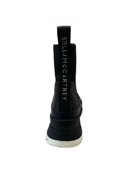 Stella McCartney Black & White Chunky Ankle Boots.  Size: 39