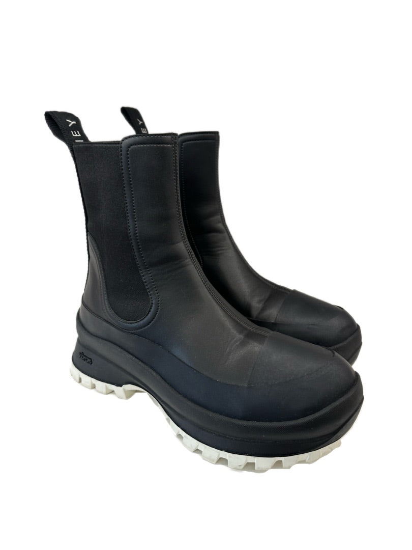 Stella McCartney Black & White Chunky Ankle Boots.  Size: 39