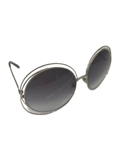 Chloe Round Silver Sunglasses