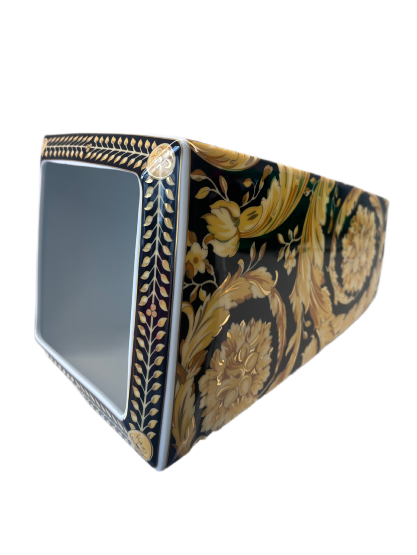 Versace Barocco Black & Gold Vase
